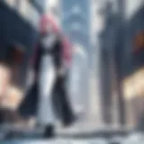 A captivating scene from a supernatural anime series showcasing mystical elements