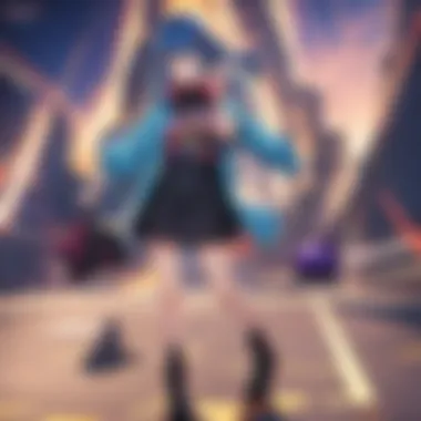 Intense Duel in Yu-Gi-Oh! GX A captivating scene from Yu-Gi-Oh! GX depicting a duel in progress